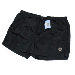 XL SS22 Stone Island Black Nylon Metal Swim Shorts 36W 38W ⚡️