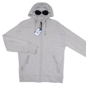 Medium C.P. Company Grey Zip Hoodie Jumper 😎