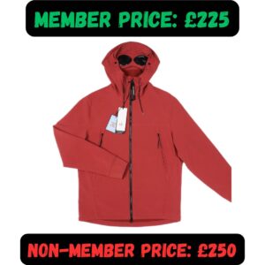 Medium / Large BNWT C.P. Company Red Soft Shell Goggle Jacket