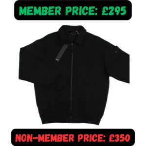 Large BNWT AW22 Stone Island Ghost Black Heavyweight Cotton Overshirt Jumper