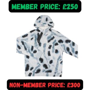 Medium BNWT SS22 Stone Island Marina Blue White Black Coral Reef Camo Hoodie Jumper 😍