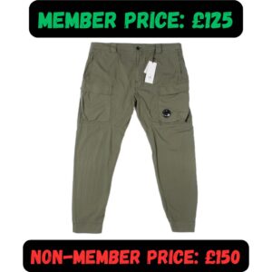 40W / 42W BNWT C.P. Company Green 50 Fili Stretch Slim Fit Cargo Trousers 3XL 4XL 🥶 