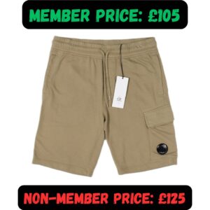 Small BNWT C.P. Company Tan Brown Jogger Shorts 30W / 32W 😎