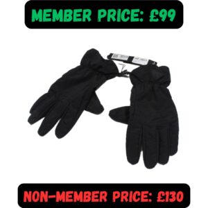 Large BNWT AW23 Stone Island Black Nylon Metal Gloves 🧤