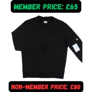 Medium C.P. Company Black Crewneck Jumper 😎