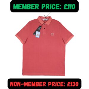 XL BNWT Stone Island Coral Pink Old Dye Polo Shirt 😍