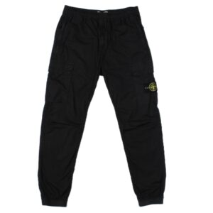 32W SS22 Stone Island Black Regular Tapered Fit Cargo Trousers 😎