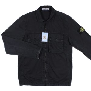 Small AW21 Stone Island Navy Blue Old Dye Overshirt Jacket 🥶
