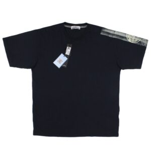 Large / XL BNWT SS24 Stone Island Navy Blue Arm Print T-Shirt Tee 🧊