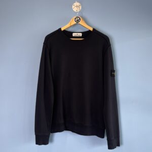 Large / XL SS19 Stone Island Navy Blue Crewneck Jumper 🥶