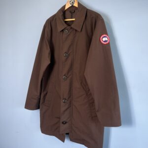 Large Canda Goose Brown Wainwright Trench Jacket 😍