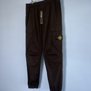 33W BNWT SS24 Stone Island Black Regular Tapered Fit Cargos 🔥