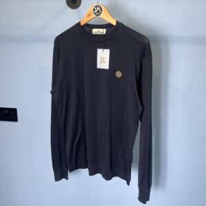 Medium SS19 Stone Island Navy Blue Long Sleeve T-Shirt 🥶