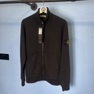 Medium BNWT SS24 Stone Island Black Full Zip Sweatshirt 🤩