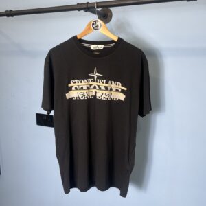 XL Stone Island Black Graphic T-Shirt