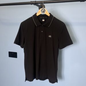 Medium / Large C.P. Company Black Slim Fit Polo