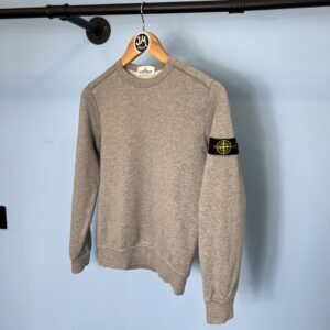 Age 10 Stone Island Junior Grey Crewneck Jumper