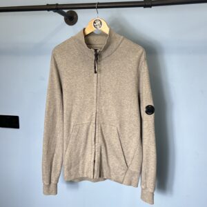Large C.P. Company Grey Full Zip Jumper