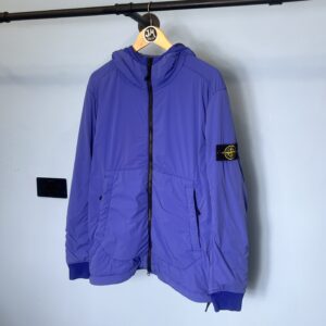 Large Stone Island Blue Comfort Tech Composite Polartec Padded Jacket