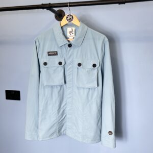 Small Adidas Spezial Light Blue Gilbraith Overshirt Jacket Liam Gallagher