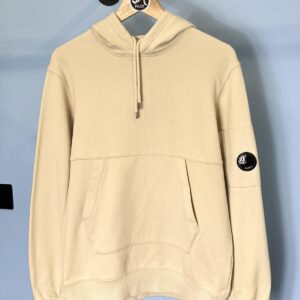 Medium C.P. Company Light Beige Hoodie Jumper
