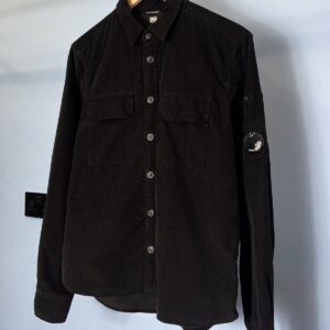 Small C.P. Company Black Corduroy Overshirt Jacket
