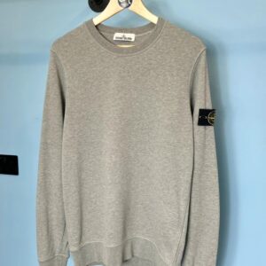 Medium Stone Island Grey Crewneck Sweatshirt Jumper