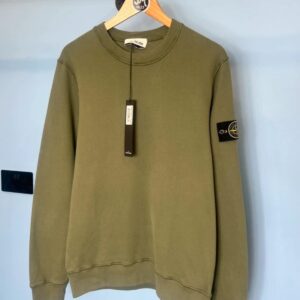 BNWT Medium Stone Island Khaki Green Crewneck Jumper