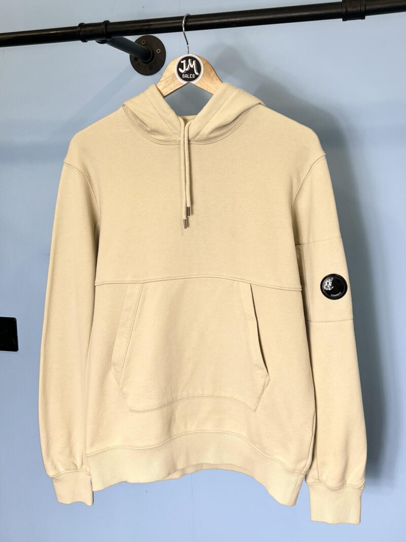 Medium C.P. Company Light Beige Hoodie Jumper