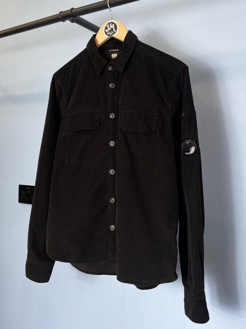 Small C.P. Company Black Corduroy Overshirt Jacket