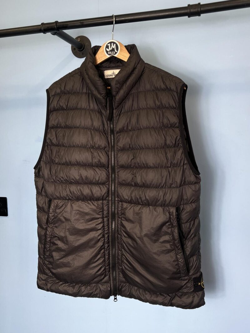 XXL Stone Island Dark Grey Garment Dyed Gilet Jacket Body Warmer