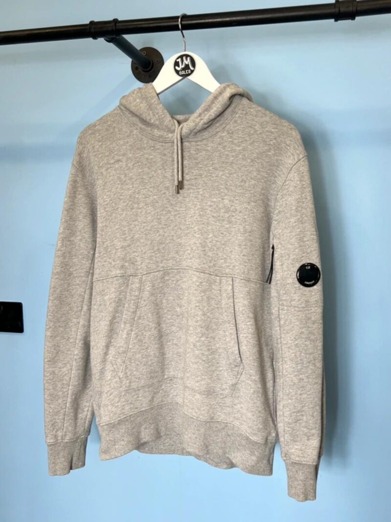 Medium C.P. Company Grey Hoodie Jumper