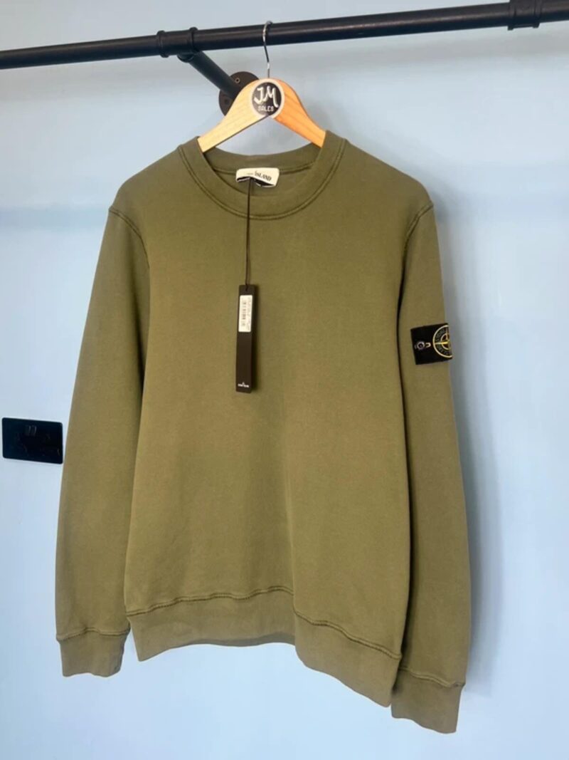 BNWT Medium Stone Island Khaki Green Crewneck Jumper