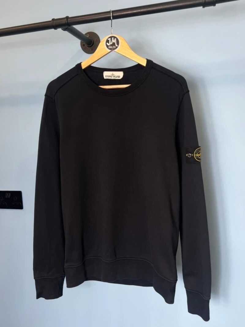 Medium Stone Island Navy Blue Crewneck Jumper