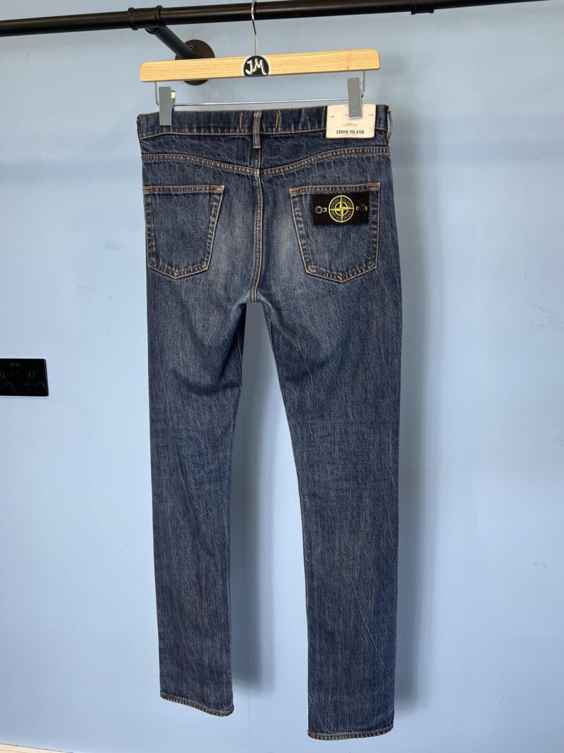 30W 34L Stone Island Blue Regular Tapered Fit Jeans Small Medium