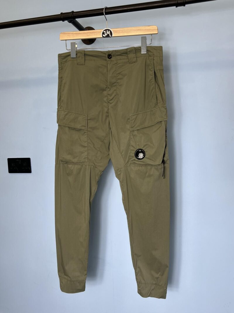 34W C.P. Company Green Parachute Elastic Cargos Cargo Trousers Medium Large