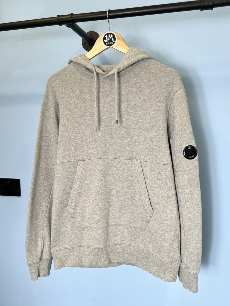 Large C.P. Company Grey Hoodie Jumper