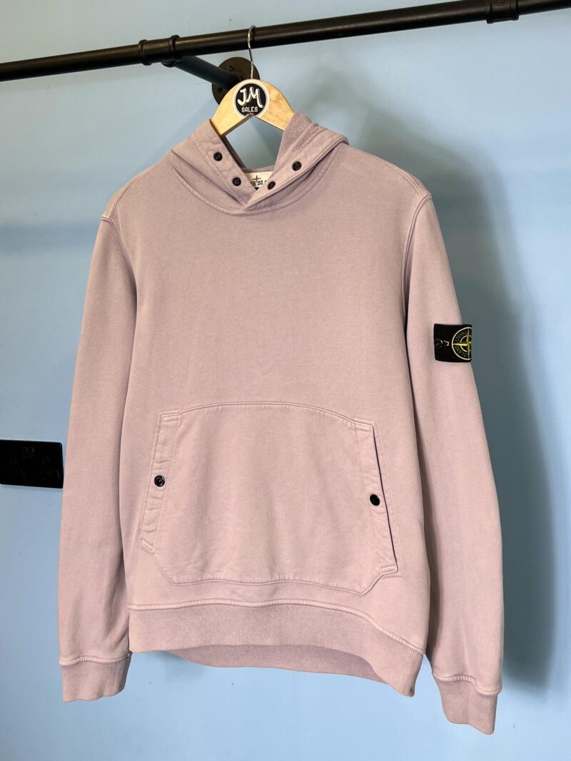 Medium Stone Island Pastel Lilac Purple Hoodie Jumper