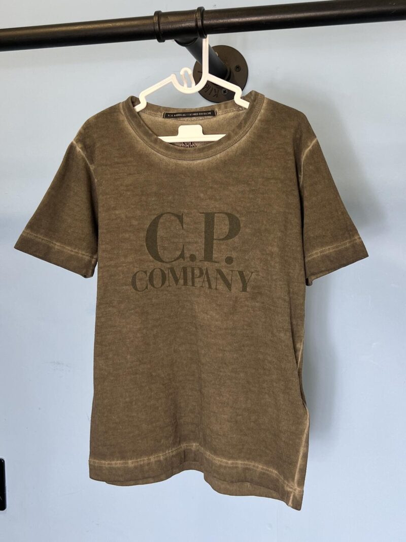 Age 4 C.P. Company Junior Dark Grey I.C.E T-Shirt Internally Coloured Envelope