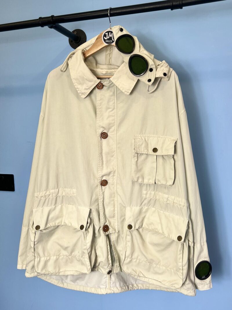 XXL 1994 C.P. Company Mille Miglia Jacket Mint Green Cream Bottle Green Goggles