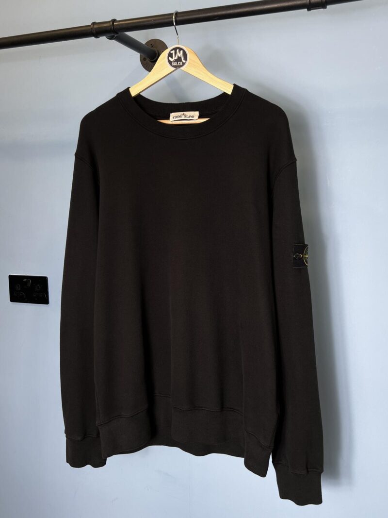 XXL Stone Island Black Crewneck Sweatshirt Jumper