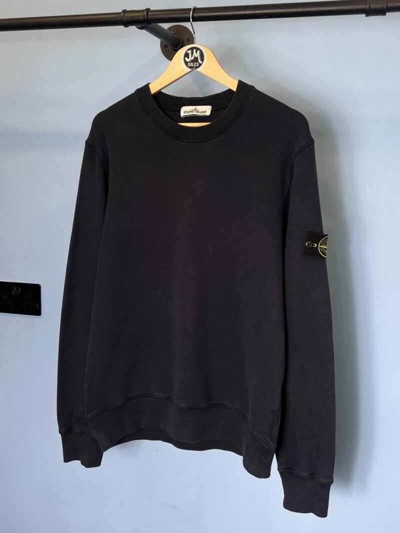 Medium Stone Island Navy Blue Crewneck Jumper