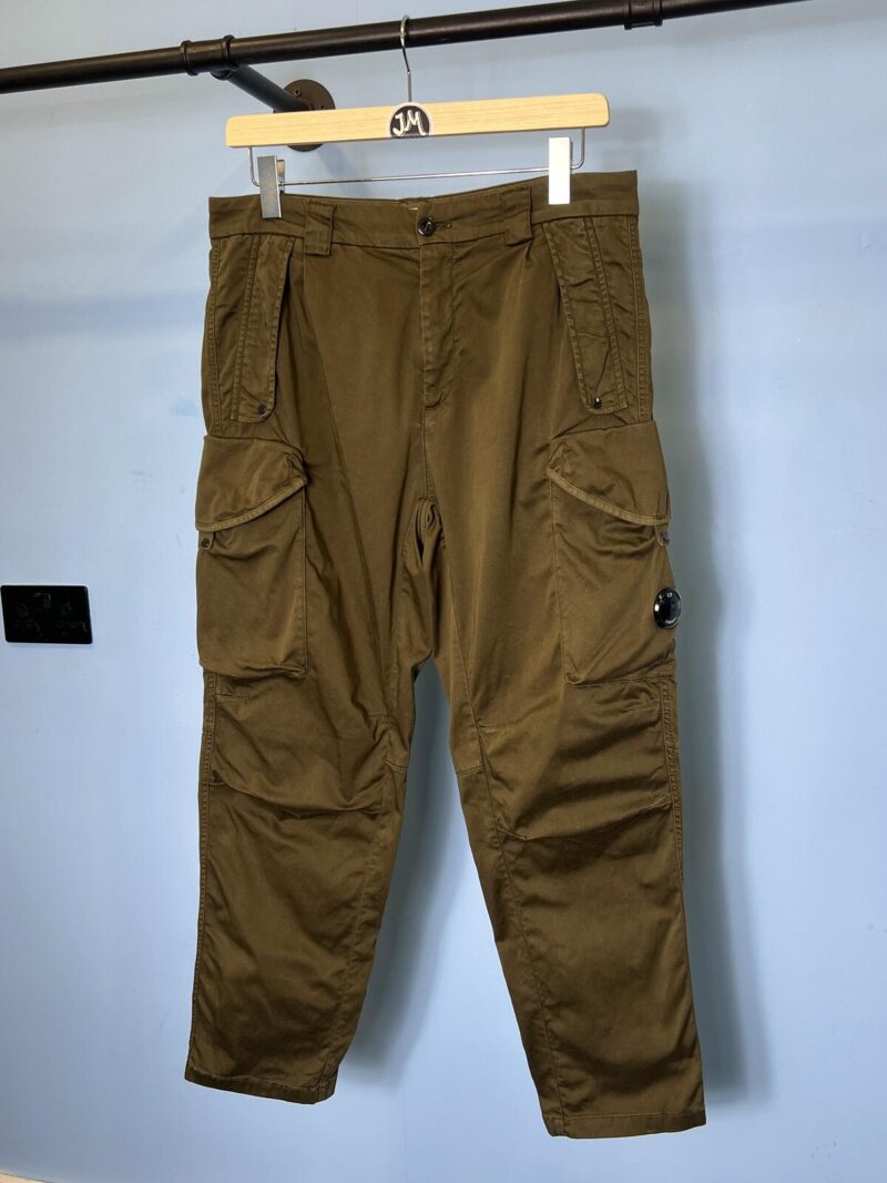 34W / 36W C.P. Company Khaki Green Loose Fit Cargo Trousers Cargos Large XL