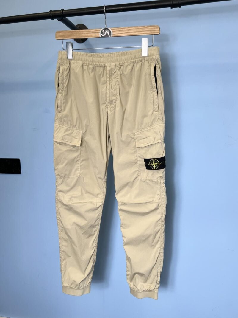 32W Stone Island Beige Regular Tapered Parachute Lightweight Cargos Medium Large