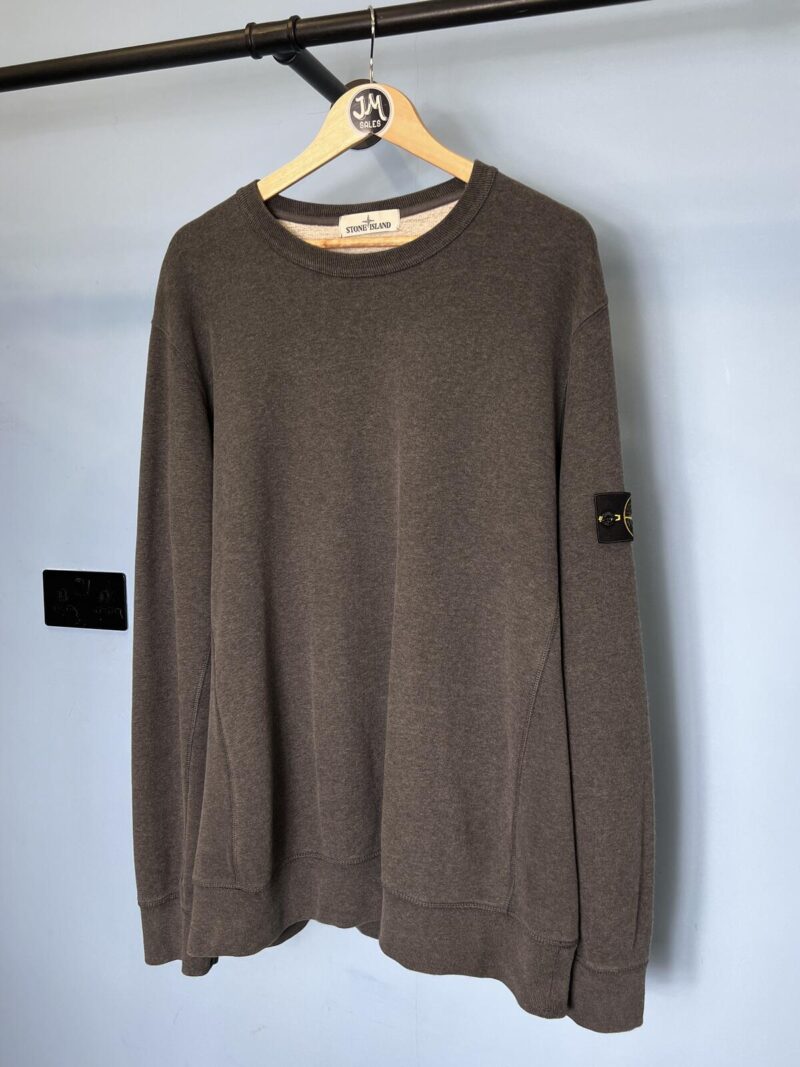 3XL Stone Island Dark Grey Crewneck Jumper