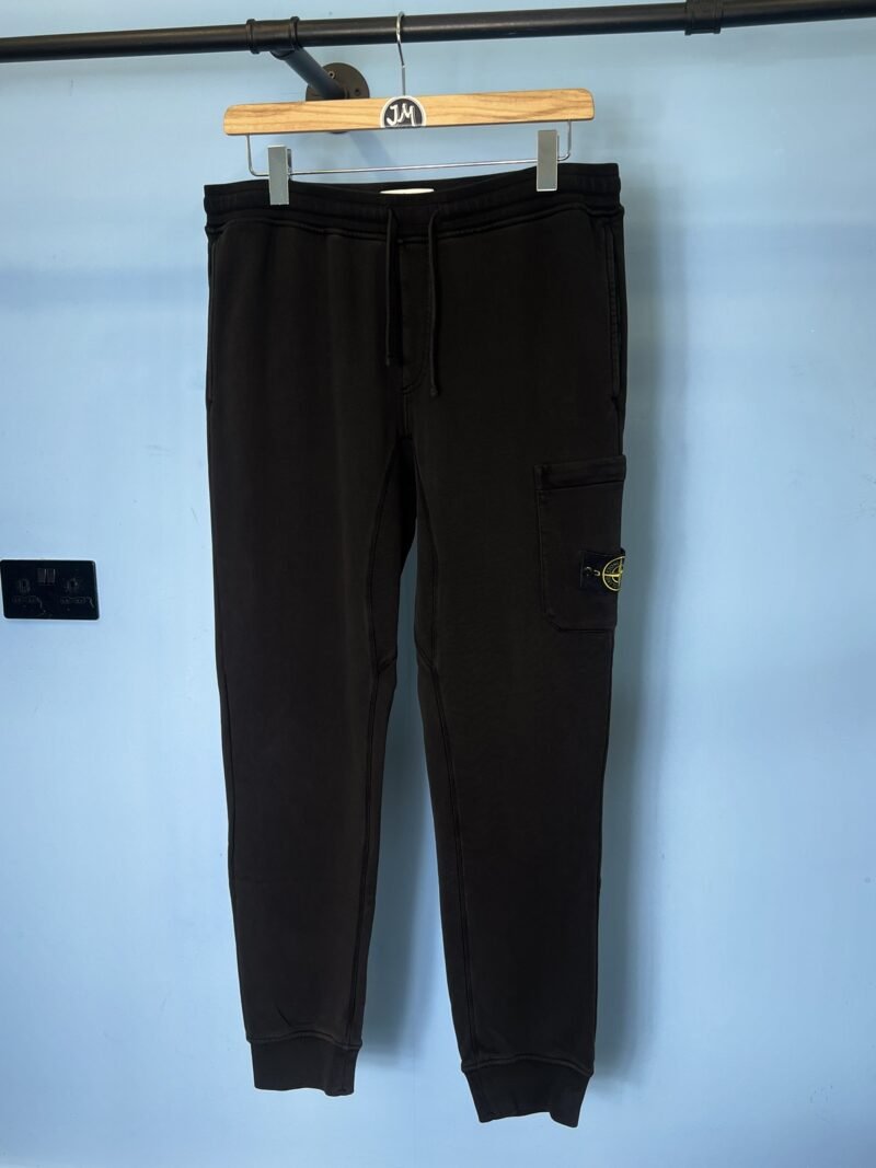 XL Stone Island Black Joggers Jogging Bottoms 36W