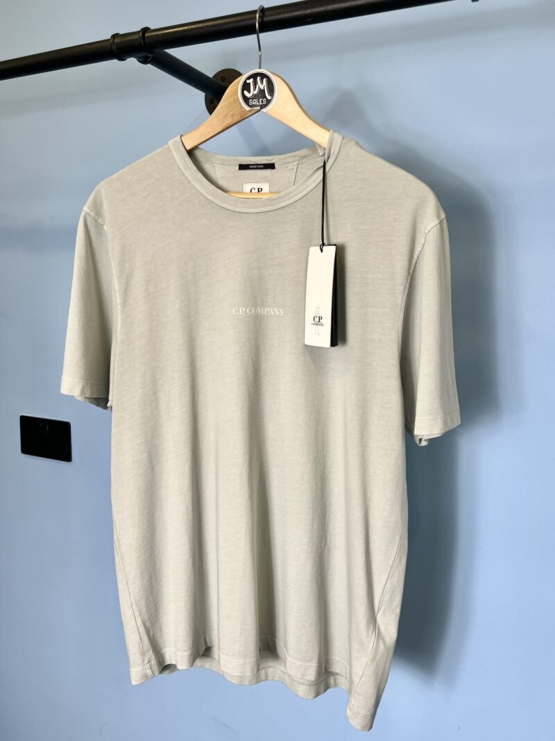BNWT Medium C.P. Company Ice Blue Resist Dyed T-Shirt