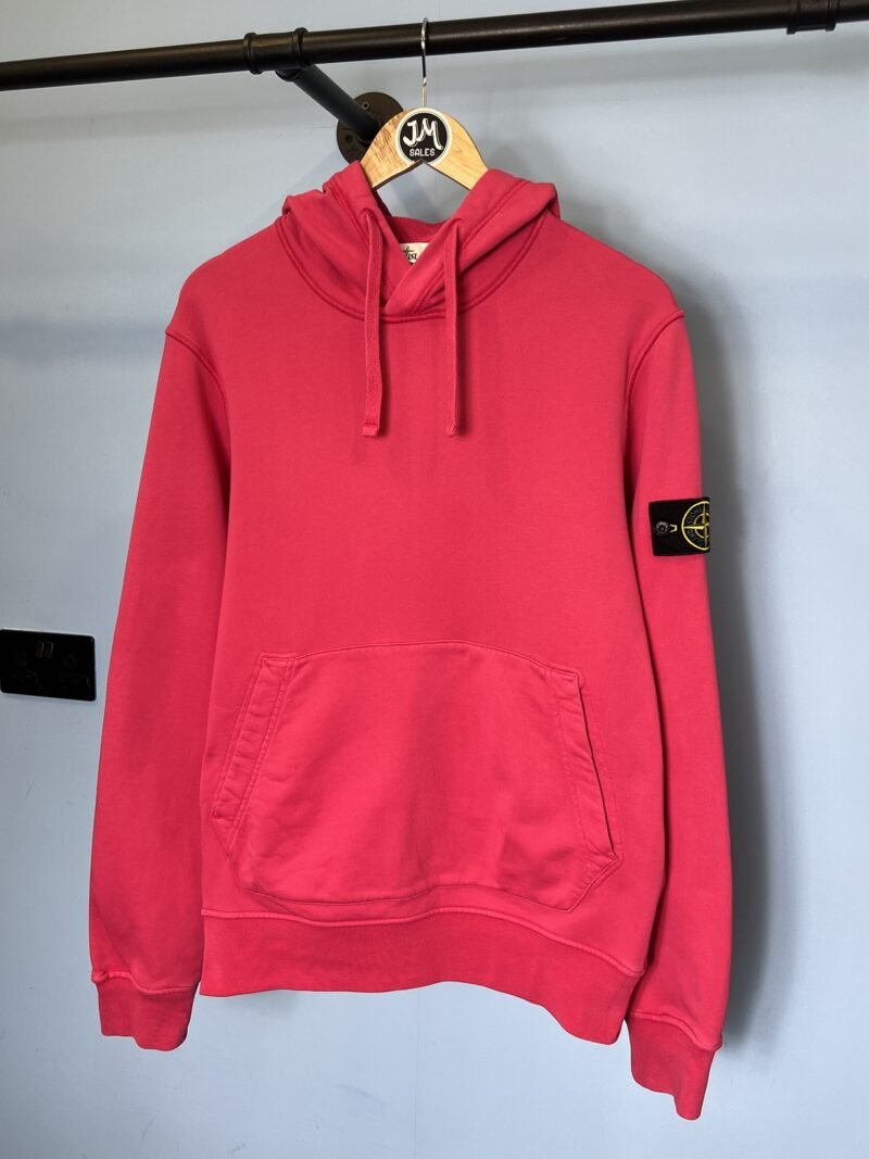 Medium Stone Island Hot Pink Hoodie Jumper