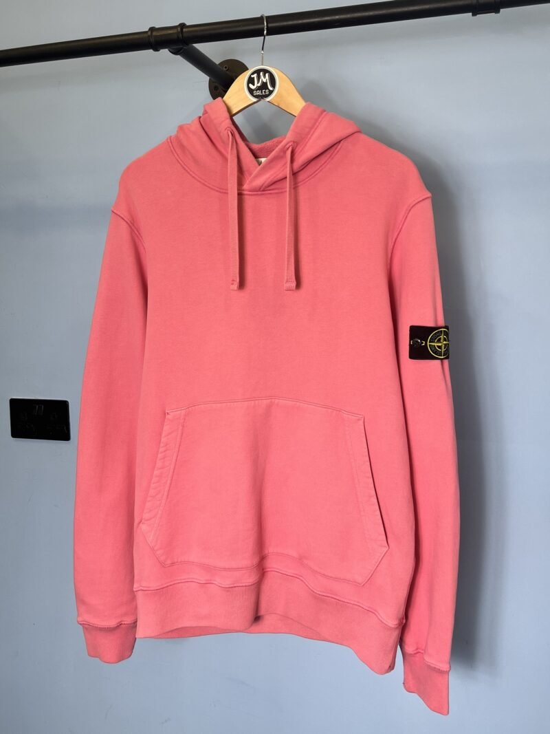 Large Stone Island Bubblegum Pink Hoodie Jumper