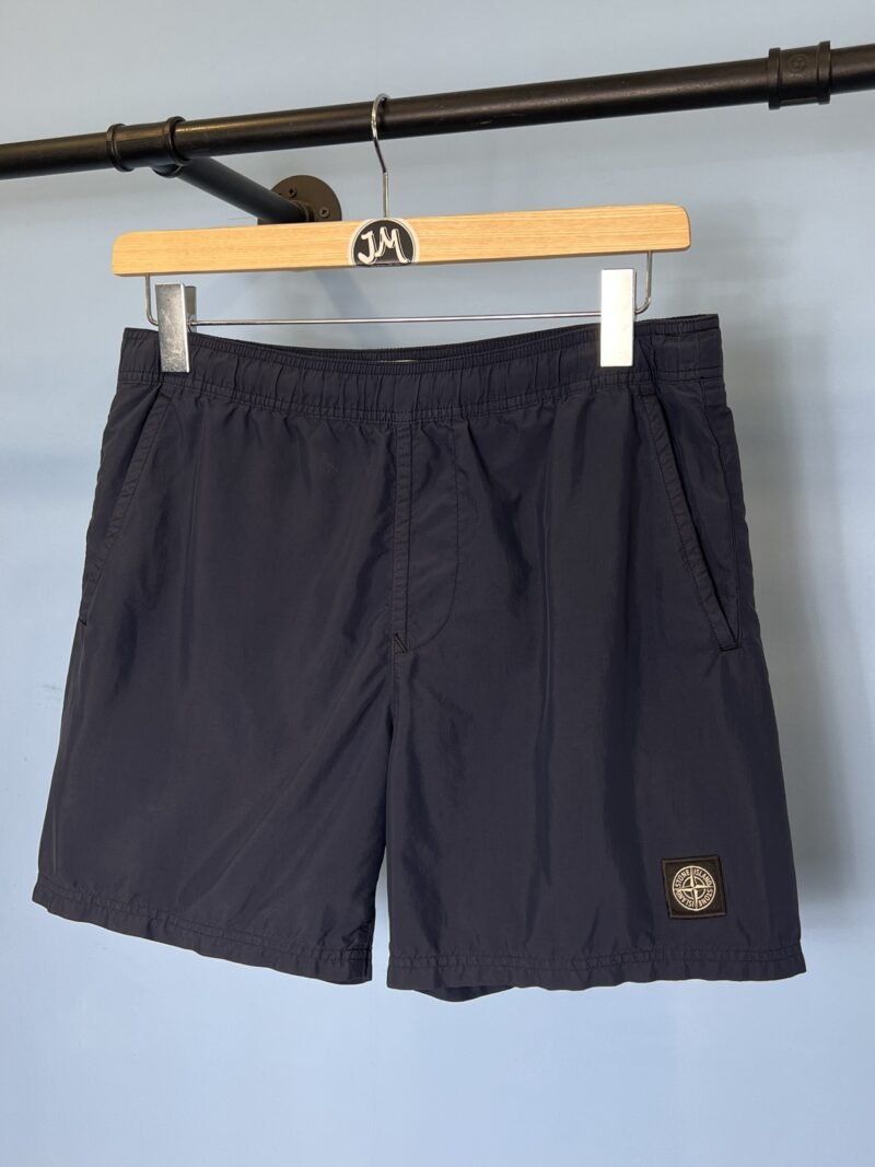 Medium Stone Island Blue Swim Shorts Trunks